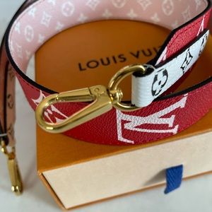 Louis Vuitton Giant Bandouliere Shoulder Strap Red/Pink